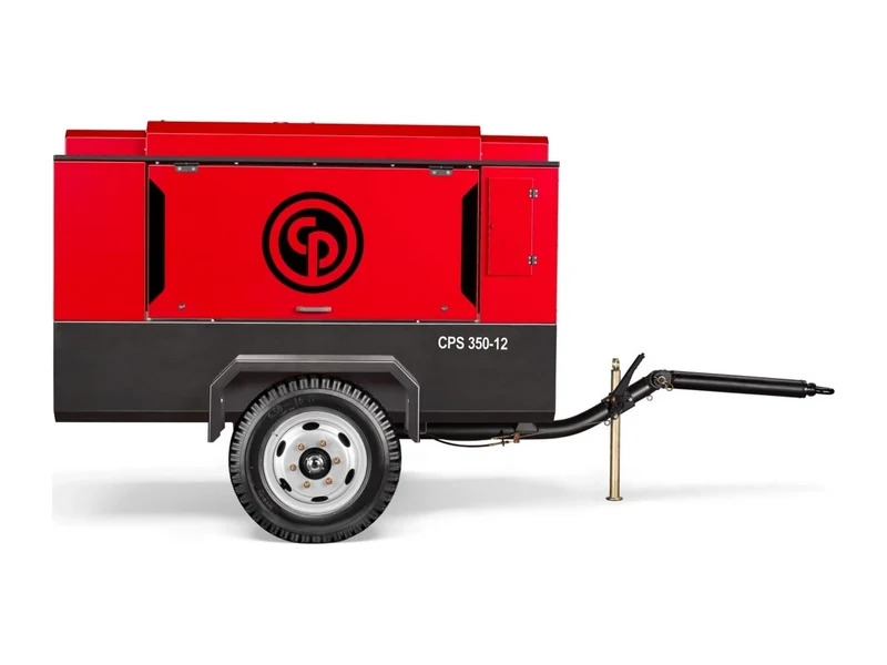 Каталожное фото передвижного компрессора Chicago Pneumatic CPS350-12
